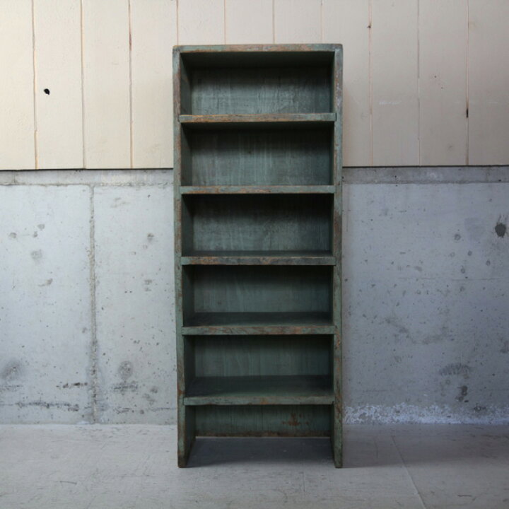 楽天市場】PRIMITIVE Small stuff shelf 木製本棚 古い小物入れ 【中古  