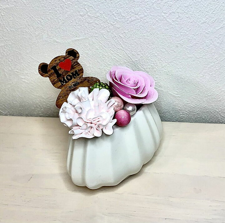 楽天市場 クレイフラワー ギフト カーネーションアレンジ 赤 ピンク アート フラワー アレンジメント 小さい ミニ バラ お祝い かわいい 結婚祝い 誕生日 花 おしゃれ インテリア 枯れない 花 樹脂粘土 フラワーアート インテリア雑貨 アートフラワー オシャレ 可愛い