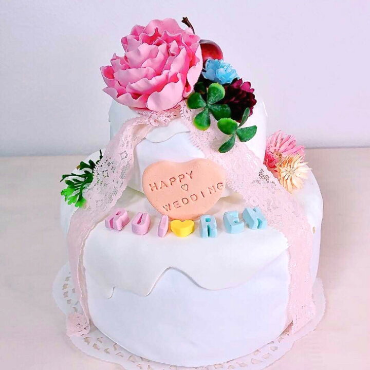 楽天市場 クレイケーキ ナチュラル 写真小物 インテリア 雑貨 小さい ケーキ インスタ フォトブース 月齢 誕生日 ウェディング 結婚 記念写真 おしゃれ かわいい バースデー 祝い 誕生日祝い ギフト 置物 クレイアート 樹脂粘土 プレゼント ハンドメイド 手作り Lulu