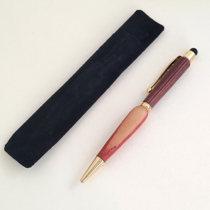 楽天市場 ギフト ピンクウッドのペン 木製 フランス製 ボールペン ペン 1点物 ギフト プレゼント ハンドメイド 天然木 ウッド おしゃれ 代 30代 40代 おすすめ ナチュラル 女性用 ブラジル産木材 ピンク パープル インク ブラック Lulu Handmade Gift And Jewelry