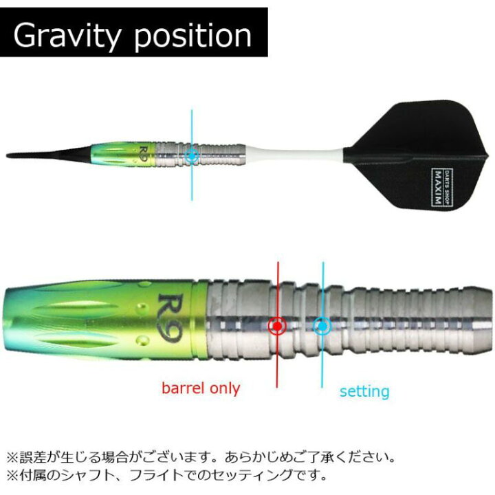楽天市場 送料無料 ダーツ Samurai Fusion R9 サムライ フュージョン ソフトダーツ バレル ダーツ専門店マキシム