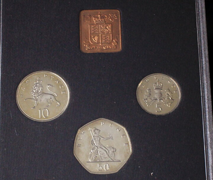楽天市場】Proof 6枚Set 1971年 イギリス エリザベス2世女王 UNC 未 