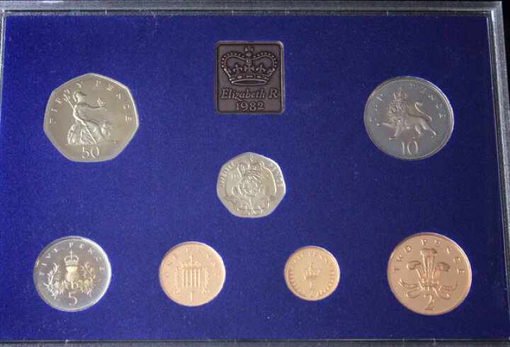 楽天市場】Proof 7枚Set 1982年 イギリス エリザベス2世女王 UNC 未 