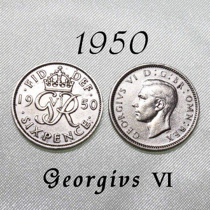 楽天市場】1950年 ジョージ6世 GR 国民を励まし続けた王 イギリス 