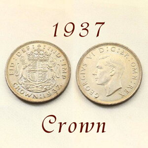 Crown NE 1937N W[W6 ʋLO 1N蔭s@ Vo[ AeB[N v[gɁ@.500@silver