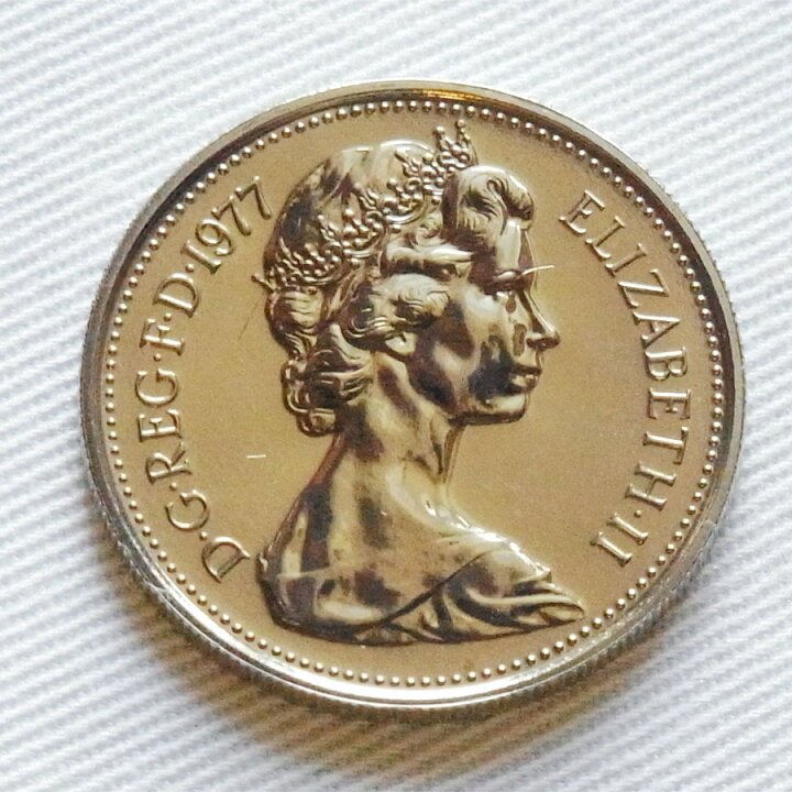 楽天市場】エリザベス2世女王 5ニューペンス アザミ 白銅貨 イギリス 