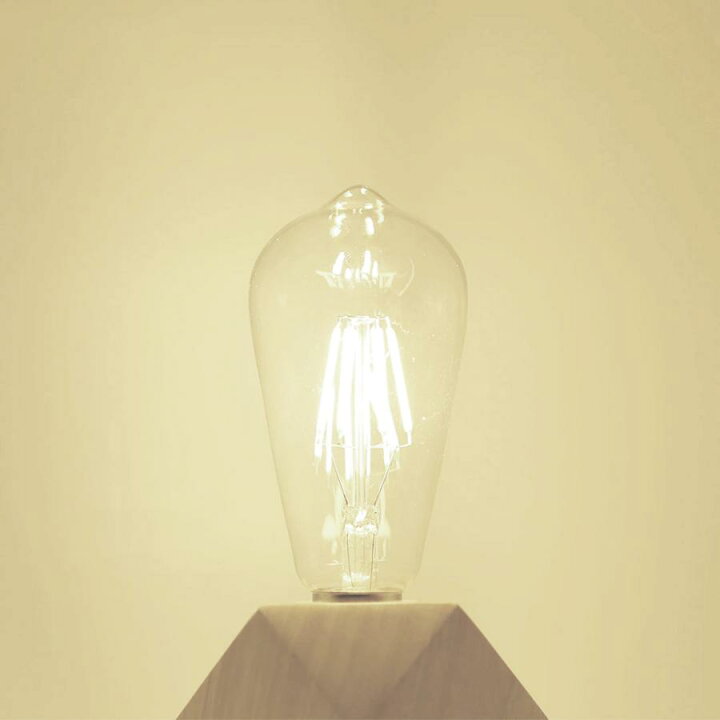 楽天市場】LED電球 60W形 E26口金 エジソン電球E26 T64 LED