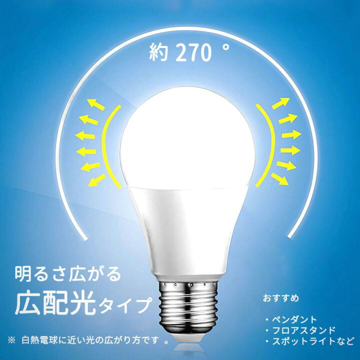 格安SALEスタート!の商品をすべて 楽天市場】LED電球 50W相当 e26口金 調光対応 電球 LEDライト 蛍光灯・電球