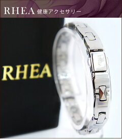 RHEA【 シルバー メンズ 】正規保証 　健康ブレスレット