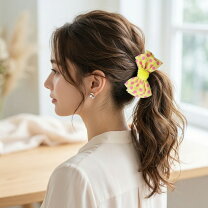 楽天市場】水玉 ドット（カラーイエロー）（ヘアクリップ｜ヘア 