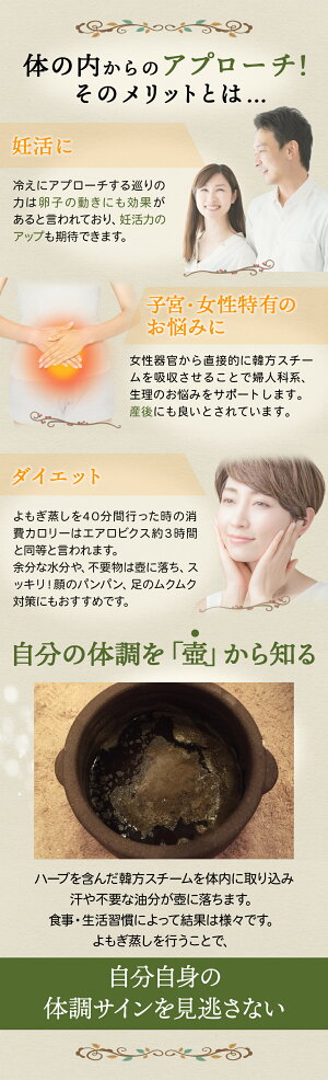 楽天市場 ポイント15倍 ファンジン 黄土 よもぎ蒸し セット よもぎ 自宅 開業 椅子 ヨモギ蒸し 黄土 よもぎ 蒸し 韓国 座浴 ヨモギ 正規品 保証付き リュバンブラン