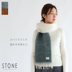 STONE WARM SIMPLICITY Xg[oCJ[wA O}t[ Xg[BI-COLOR SCARFs[֕styXyCz(72STO-BCS)(2017462)