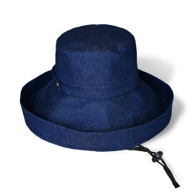 日本製 帽子 レディース 夏 UVカット つば広帽子 つば広ハット フリーサイズ [M便 1/1] 紫外線カット 日よけ帽子 おしゃれ ネコポス対応 あご紐 取り外し可能 折りたたみ 42550 新生活
