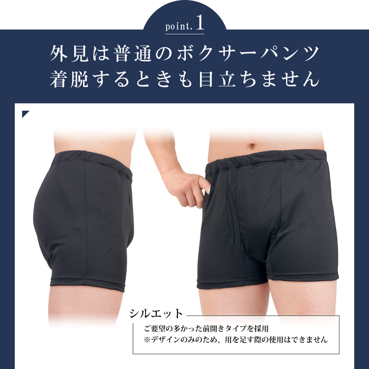 楽天市場】尿漏れパンツ 失禁パンツ 男性用 ボクサーパンツ メンズ