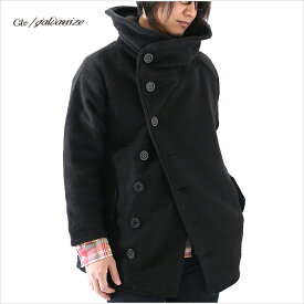 【楽天スーパーSALE68％OFF】コート メンズ スライバーニットボリュームネックコート Sliver Knit Jacket 服