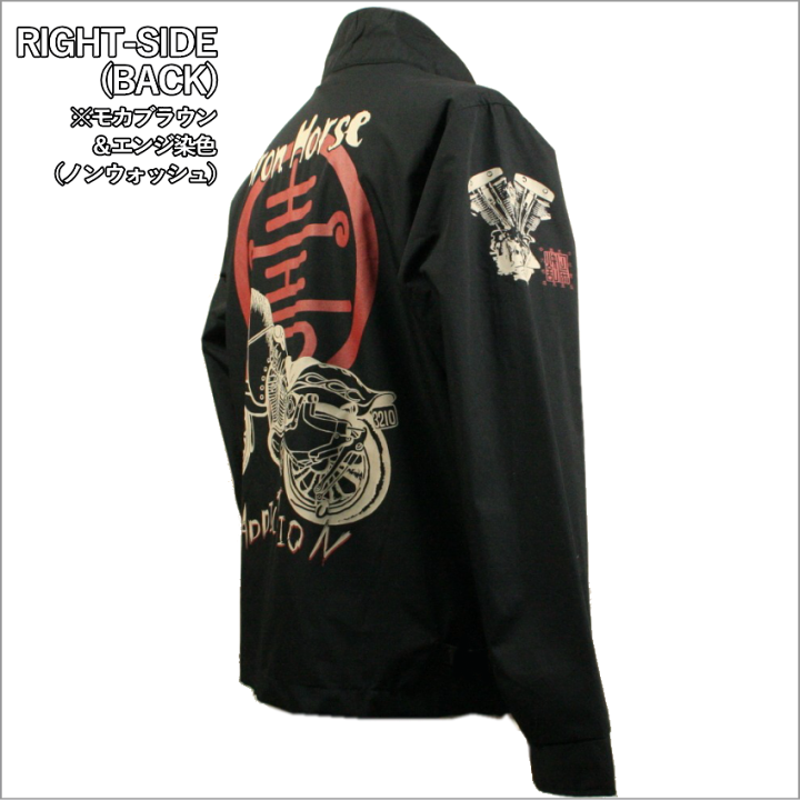 A.D.S ブラック 刺繍 ジャケット　個性的　派手 SHINYAKOZUKA(シンヤコズカ)/BOMBER AS CANVAS/COLOURLESS BLACK