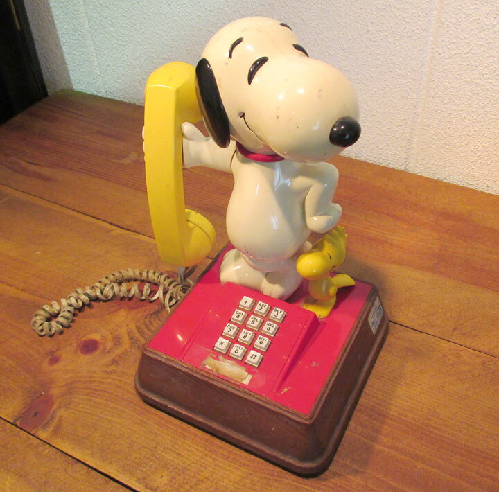 楽天市場】〇【PEANUTS/ピーナッツ】 ヴィンテージ 電話機  
