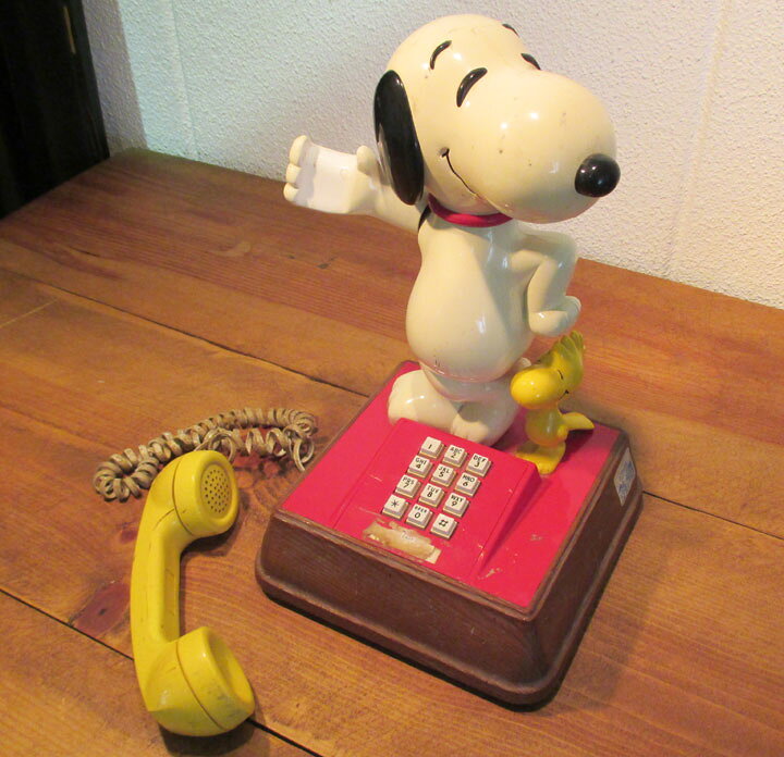 楽天市場】〇【PEANUTS/ピーナッツ】 ヴィンテージ 電話機 