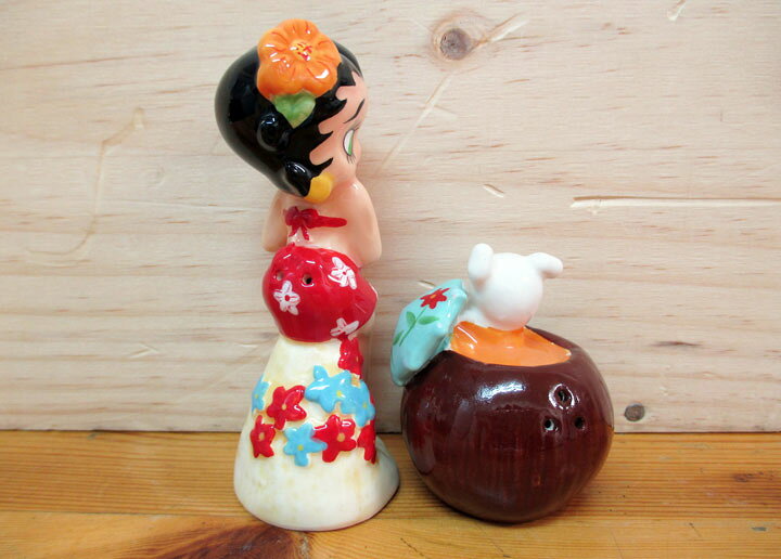 楽天市場】【Betty Boop ベティちゃん】 ソルト＆ペッパー 陶器製  