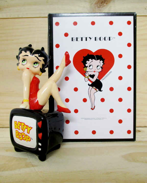楽天市場】△【Betty Boop ベティちゃん】 ソルト＆ペッパー 陶器製 
