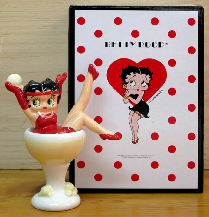 楽天市場】△【Betty Boop ベティちゃん】 ソルト＆ペッパー 陶器製 