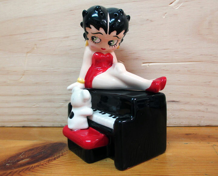 楽天市場】△【Betty Boop ベティちゃん】 ソルト＆ペッパー 陶器製 