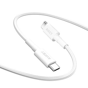 AUKEY USB Type-C �P�[�u�� C-C �ő�60W�o�͑Ή� Impulse Series CB-CC15 1m 1.5m PD �}���[�d�Ή� ���ϋv �����f�[�^�]�� 480Mbps �X�}�z �m�[�gPC �^�u���b�g 2�N�ۏ�