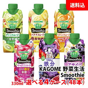  JS X[W[ 330ml ؐ100 Smoothiee킪Iׂ4P[X(48{) ؂Ɖʎ̔Z`[WI ؃W[X Gߌ