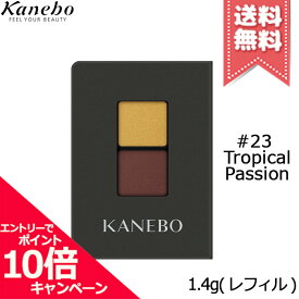 ★ポイント10倍・割引クーポン★KANEBO カネボウ アイカラーデュオ #23 Tropical Passion 1.4g ※レフィル【送料無料】