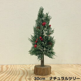 クリスマスツリー 北欧 おしゃれ テーブル 卓上 30cm ナチュラルツリー