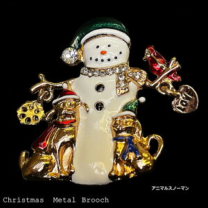 �N���X�}�X���^���u���[�`�@5��ނ�肢���ꂩ���I�т��������B�@Christmas Metal Brooch�@�������@�N���X�}�X�v���[���g�ɍœK