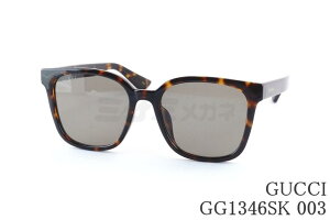 GUCCI �T���O���X GG1346SK 003 �E�F�����g�� �Z�� �O�b�` �e�L�X�g���S ITALY �C�^���A�� ���� ���K�i