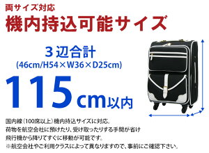 アウトレットソフトキャリーバッグ≪C9760T≫SSサイズ/Sサイズ約1日〜3日向き機内持ち込み可TSAロック付4輪キャスター搭載かわいい軽量送料無料