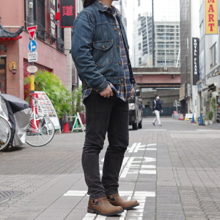 楽天市場 エントリーでポイント最大15倍 アビレックス ブーツ デストロイヤー Avirex Destroyer Av2710 Dark Brown メンズ エンジニアブーツ サイドゴアブーツ リングブーツ バイカーブーツ ミリタリーブーツ 革靴 バイク靴 秋冬新作 送料無料 Minimonkey