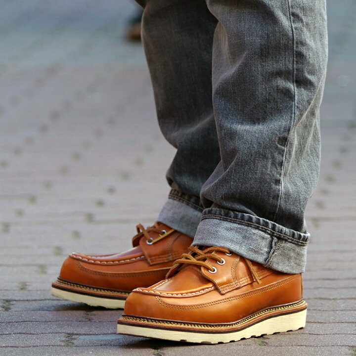 楽天市場】○○ レッドウィング 9850 REDWING カヌーモック ゴールド 