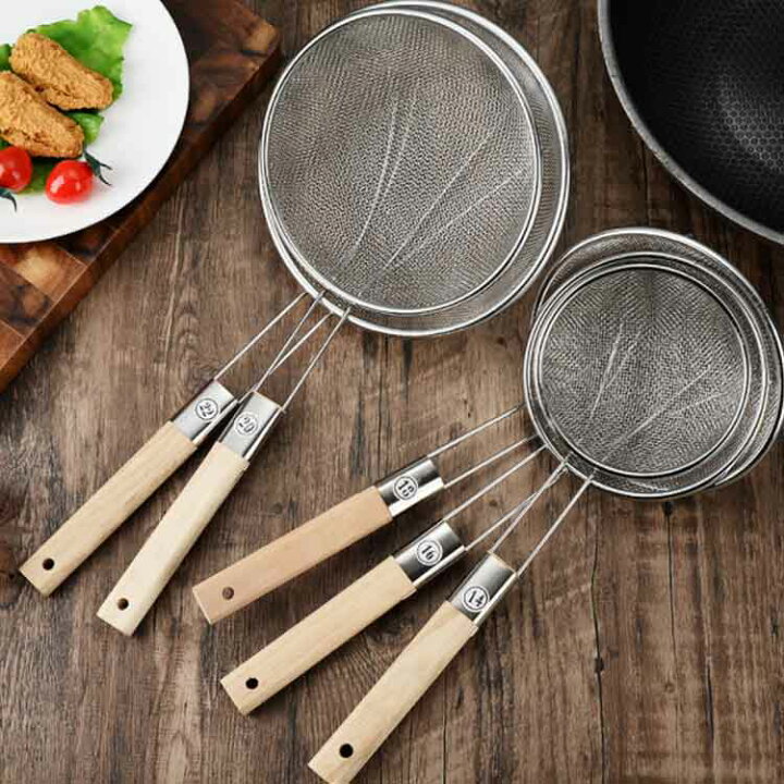 楽天市場】 キッチンツール こし器 調理器具 かす揚げ あく取り ざる 