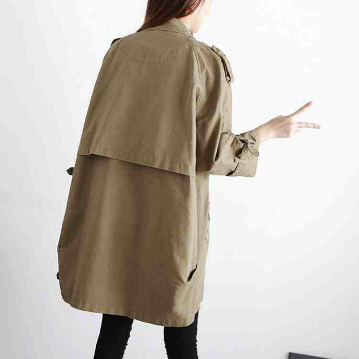 ナチュラルビューティー スプリングコート 7分袖 【サリースコット】オフホワイト色のコットンスプリングコート スプリングコート7部丈