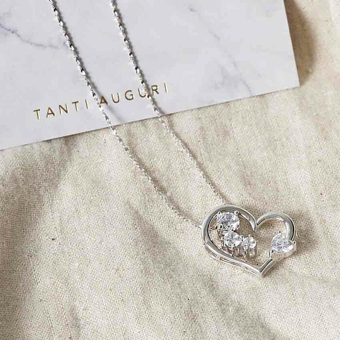ネックレス レディース シンプル 金属アレルギー シルバー プレゼント ジルコニア デザイン ハート ブランド 記念日 パーティー 代 30代 40代 母の日 誕生日 贈り物 彼女 妻 嫁 アクセサリー アクセ Product Details Japanese Proxy Shopping Service From