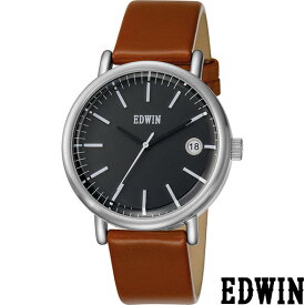新品未使用　【エドウィン/EDWIN】防水5気圧メンズ 腕時計 EW1G001L0024カレンダー付きクオーツ