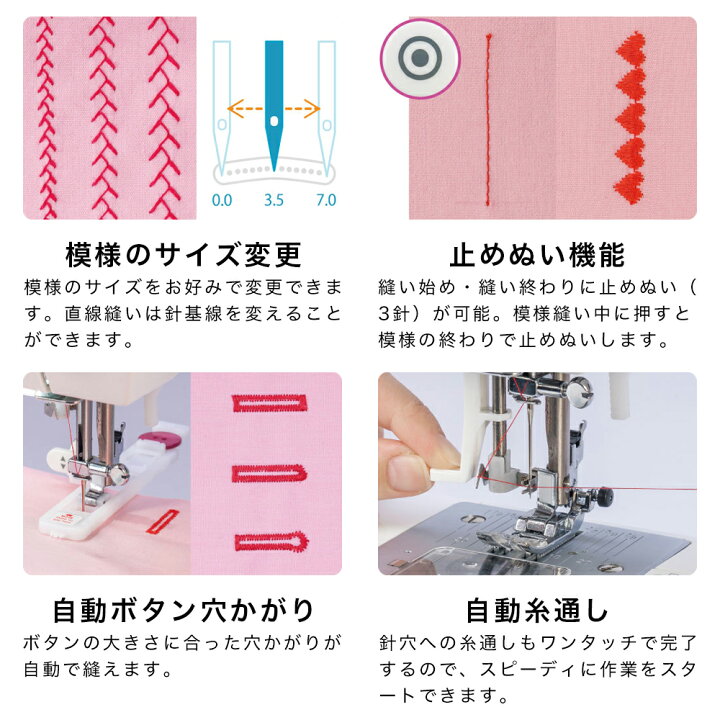 楽天市場】＼GW限定！全品10%OFFクーポン！／【2024年最新モデル】JUKI  