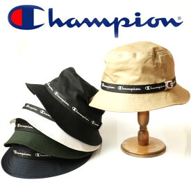 Champion チャンピオン バケットハット ジャガード ロゴテープ 帽子 メンズ レディース ユニセックス カジュアル かわいい 散歩 お出かけ おそろい