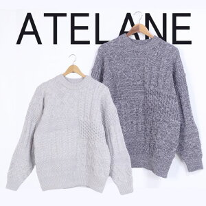 ATELANE �A�e���[�� �N���[�l�b�N�j�b�g �N���C�W�[�P�[�u���҂� �U�C���j�b�g �j�b�g �N���C�W�[�� �I�[�o�[�T�C�Y �҂ݖ� �����Y �J�W���A�� ������ �X�g���[�g�n ���������� ������� �I�V