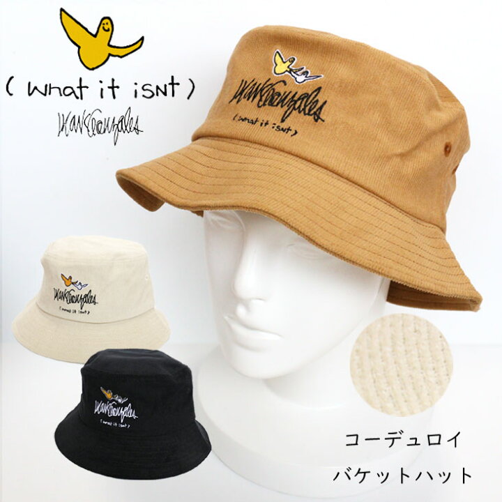 楽天市場】What it isNt ワットイットイズント コーデュロイ バケット 