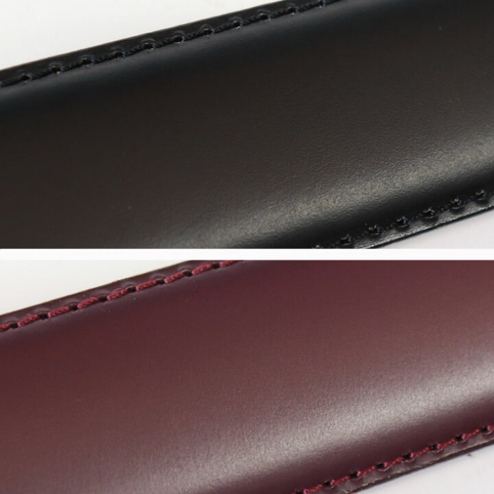 EVISU 革ベルト カモメ総柄ベルト 型押しカモメ ブラック 黒 レザー  