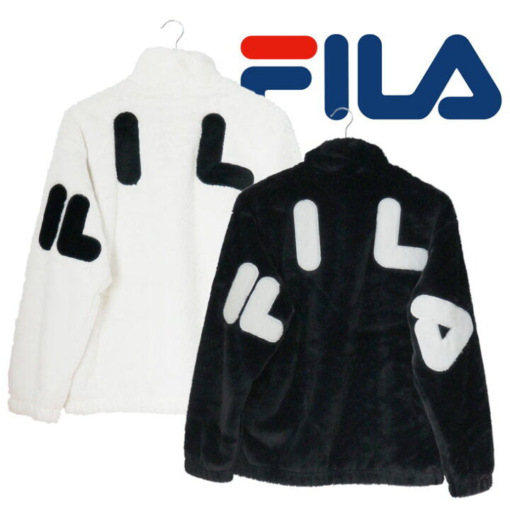 楽天市場】FILA フィラ フェイクファージャケット メンズ レディース 
