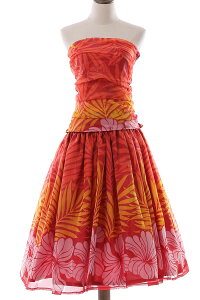 フラダンス 衣装 ドレス フラ 衣装 フラ ドレス ドレス オーダーメイド ドレス オーガンジー パウスカート にも フラダンス フラダンス衣装 スカート ハワイアン フラ ハワイ レッスン 送料