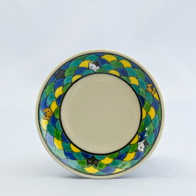 京焼 清水焼 猫の皿 白 化粧箱入り　焼物 陶器 磁器 プレゼント ギフト 進物 日本のお土産 外国人にも 宅飲み 化粧箱入り 京都 可愛い 和風 珍しい 綺麗 お茶