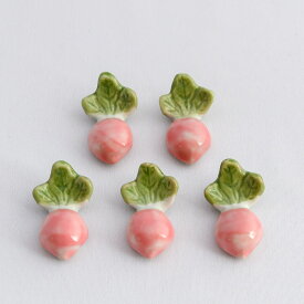 箸置き 蕪（ピンク） 5個入り 化粧箱入　和食器 日本製 プレゼント ギフト 京都 伝統 陶器 おめでたい お祝い お正月 おすすめ カトラリーレスト セット