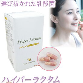 【スーパーセール 波動の塩プレゼント】腸活 菌活 ハイパーラクタム 200mg×60カプセル NS 乳酸菌 サプリメント 共生菌 善玉菌 デキストリン 金鋒博士 モンゴル