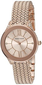 アンクライン Anne Klein 女性用 腕時計 レディース ウォッチ ローズゴールド AK/2208RGRG 女性らしいデザイン かわいい 【並行輸入品】